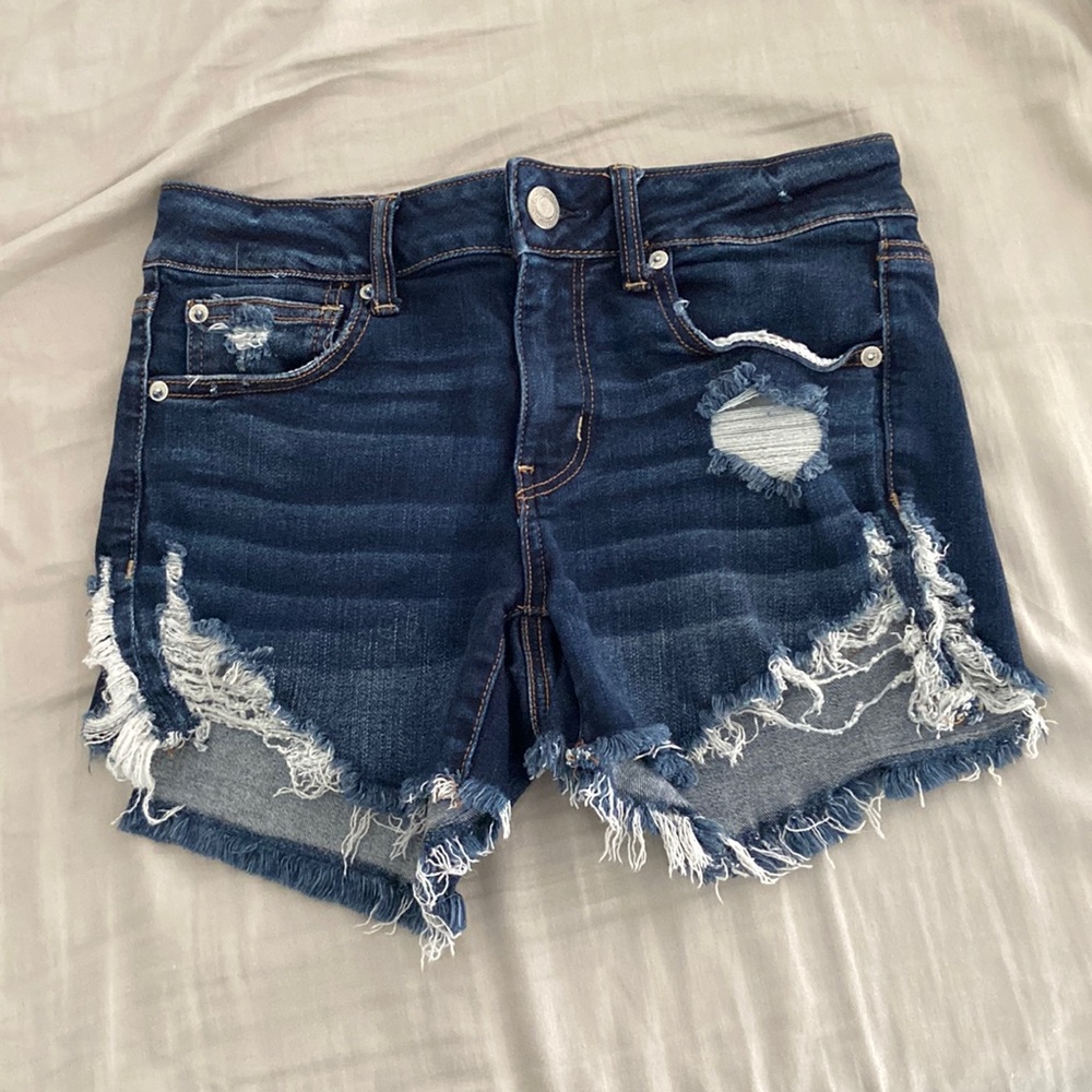 American Eagle distressed shorts